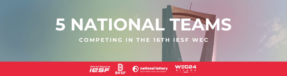 BESF Announces Belgian National Teams Competing in the 16th IESF World Esports Championship